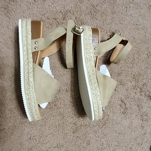 Beige Espadrille Sandals